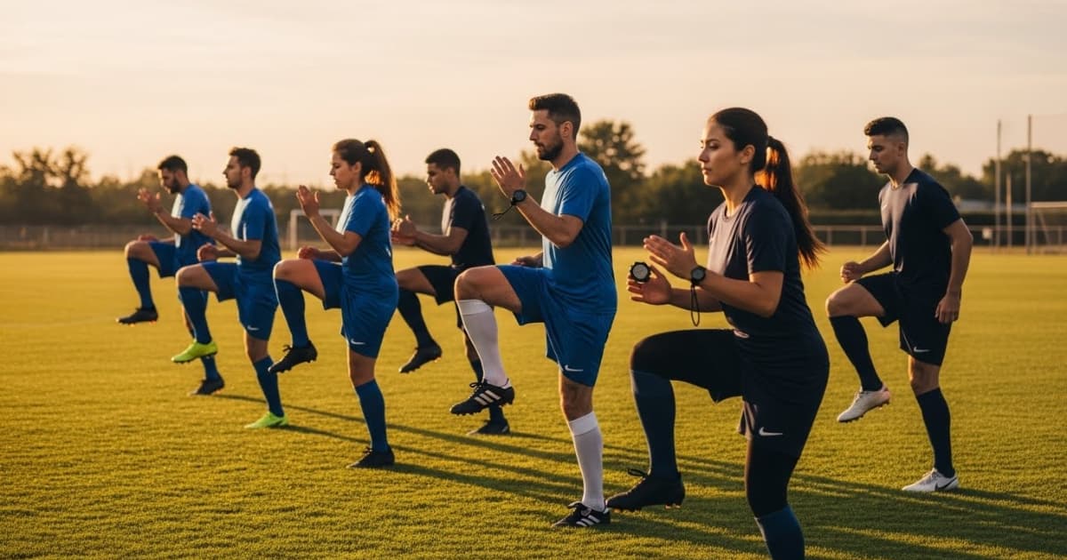 Aquecimento Rápido: 5 minutos para evitar lesões na pelada